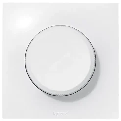 Variateur rotatif Legrand Neptune plastique brillant blanc
