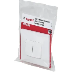 Va&vient + poussoir Legrand Neptune 10A