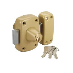 Verrou bouton Cyclop Universel 40mm avec clés Vachette