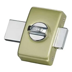 Verrou à bouton sans vis champagne ø23 mm / 45 mm Abus