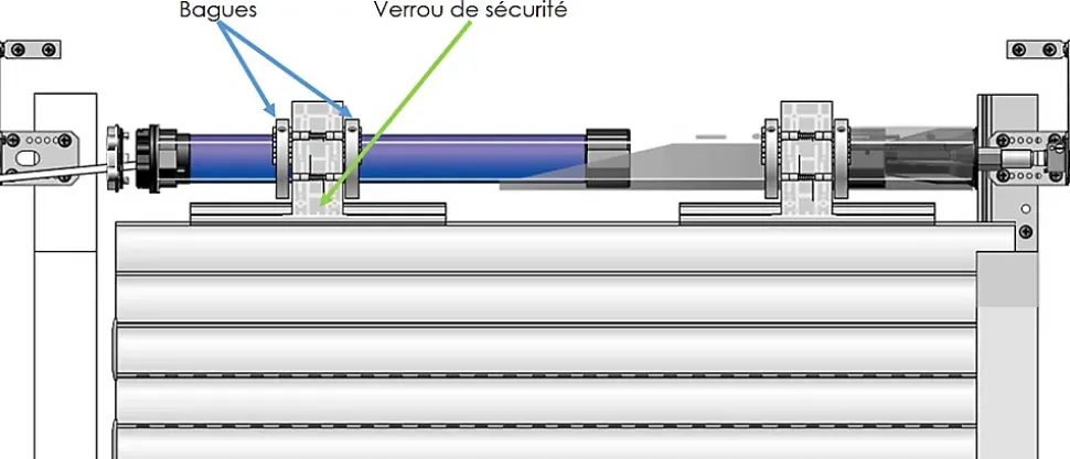VERROU DE SECURITE A 4 MAILLONS (LAME 14)