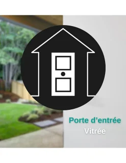 Verrou double entrée Apache pour porte d'entrée, cylindre 40mm, acier, 3 clés, époxy or - THIRARD