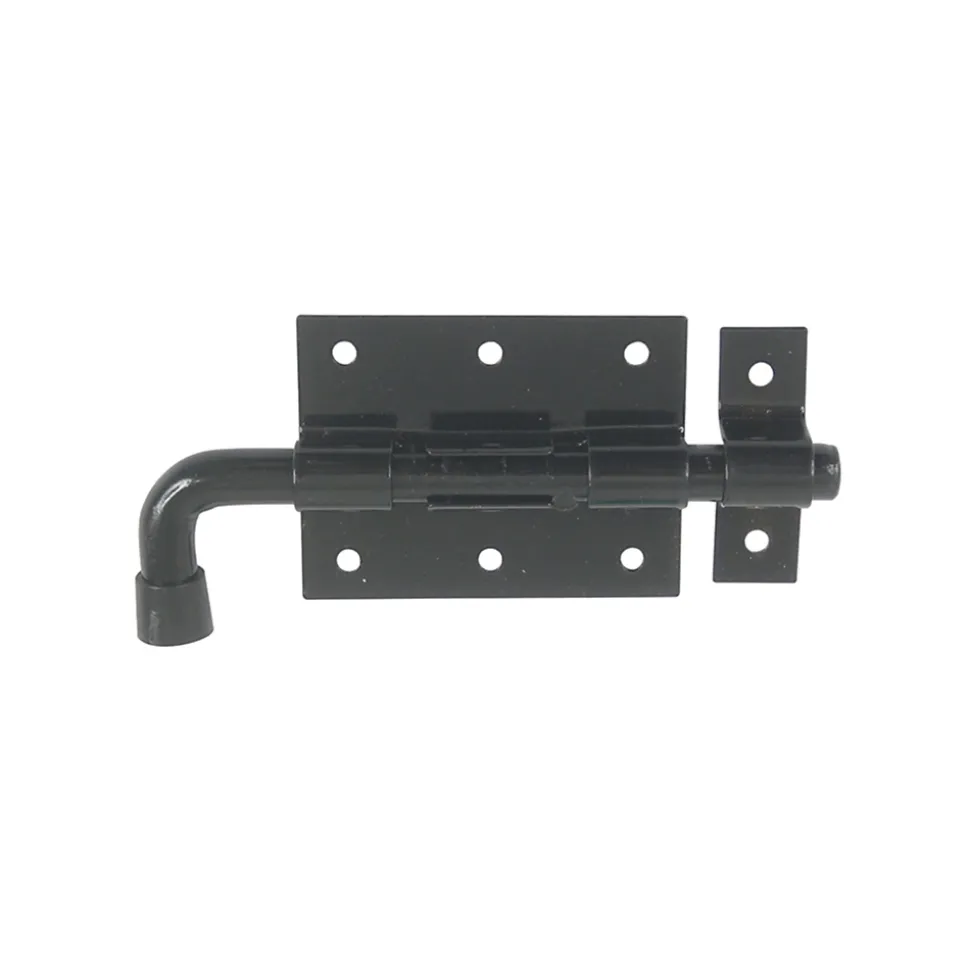 Verrou pistolet + gâche Ø10 noir Afbat