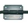 Verrou pistolet ø12 mm - acier zingué blanc