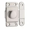 Verrou pour porte d'ameublement, 40mm, acier nickelé - THIRARD