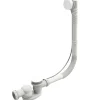Vidage baignoire extra plat JACOB DELAFON câble long (1m) Blanc mat