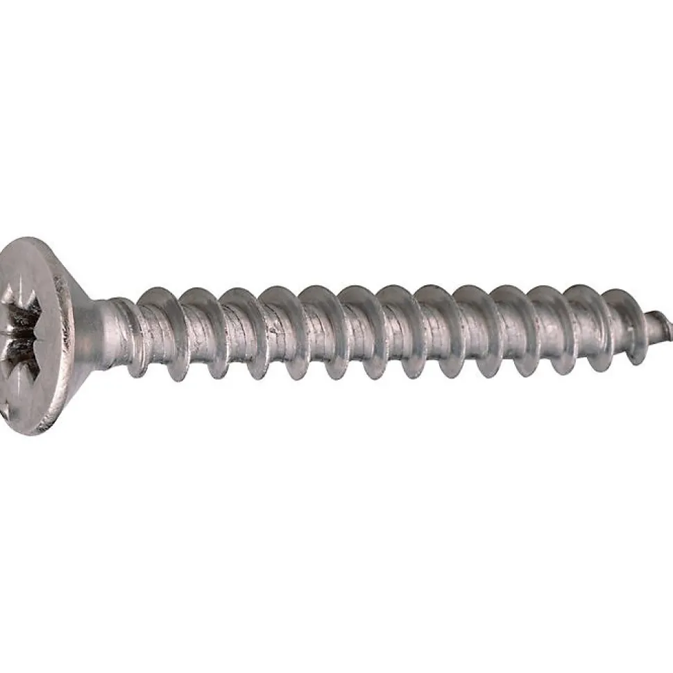 Vis agglo - Acton - Tête fraisée - PZ - Inox A2 - 4 x 16 mm - Boîte de 200