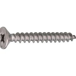 Vis agglo - Acton - Tête fraisée - PZ - Inox A2 - 6 x 40 mm - Boîte de 100