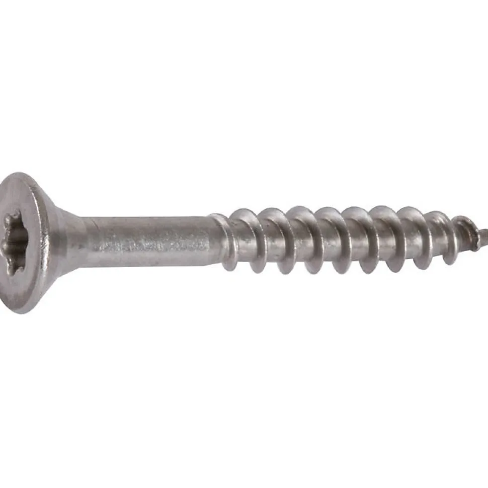 Vis agglo - Acton - Tête fraisée - TX - Inox A2 - Filetage partiel - 4 x 25/17 mm - Boîte de 200