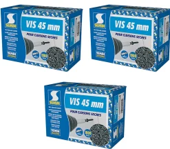 Vis Auto Perceuse 25 mm Semin - Fixation des Plaques de Plâtre sur l'Ossature - Intérieur - Boîte de 1000 Pièces (Lot de 5000)