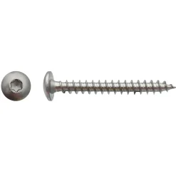 200 Vis Bois pour Penture Torx TX30 6 x 25 mm - Inox A2 - D-Work