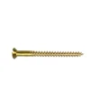 200 Vis Bois Tête Fraisée Fendue 3.5 x 20 mm - Laiton - D-Work