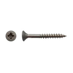 200 Vis Bois Tête Fraisée Pozidriv F/Partiel 4 x 35 mm - Inox A2 - D-Work
