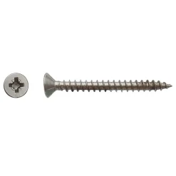 200 Vis Bois Tête Fraisée Pozidriv 5 x 30 mm - Inox A2 - D-Work