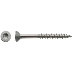 200 Vis Bois Tête Fraisée Torx T10 F/Partiel 3 x 40 mm - Inox A2 - D-Work