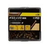 Vis à bois Turbodrive Premium pozidriv zinguée jaune 3.5x12 mm - 20 pièces