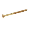 Vis à bois Turbodrive Premium torx zinguée jaune 6x100 mm - 100 pièces
