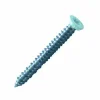 Vis béton pour fixation de châssis tête fraisée empreinte Torx T30 Zingué laqué blanc - 7,5 x 62 mm- Vendu par 200