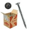 Vis de construction bois Klimas à tête fraisée Torx, zinguées blanches 4 x 30 mm 500 St.