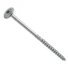 Vis de construction bois Klimas à tête large Torx zinguées blanches 5 x 100 mm 150 pcs
