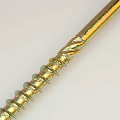 Vis de construction en bois Domax à tête disque, zinguée jaune, 5 x 40 mm 200 pcs