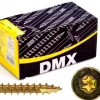 Vis de construction en bois Domax à tête disque, zinguée jaune, 5 x 50 mm 200 pcs