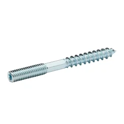 Vis à double filetage (métal/bois) 5x50 zingués mm - 5 pièces