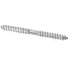 5 vis double filet pour bois acier zingué Diall Ø4 x l.40mm