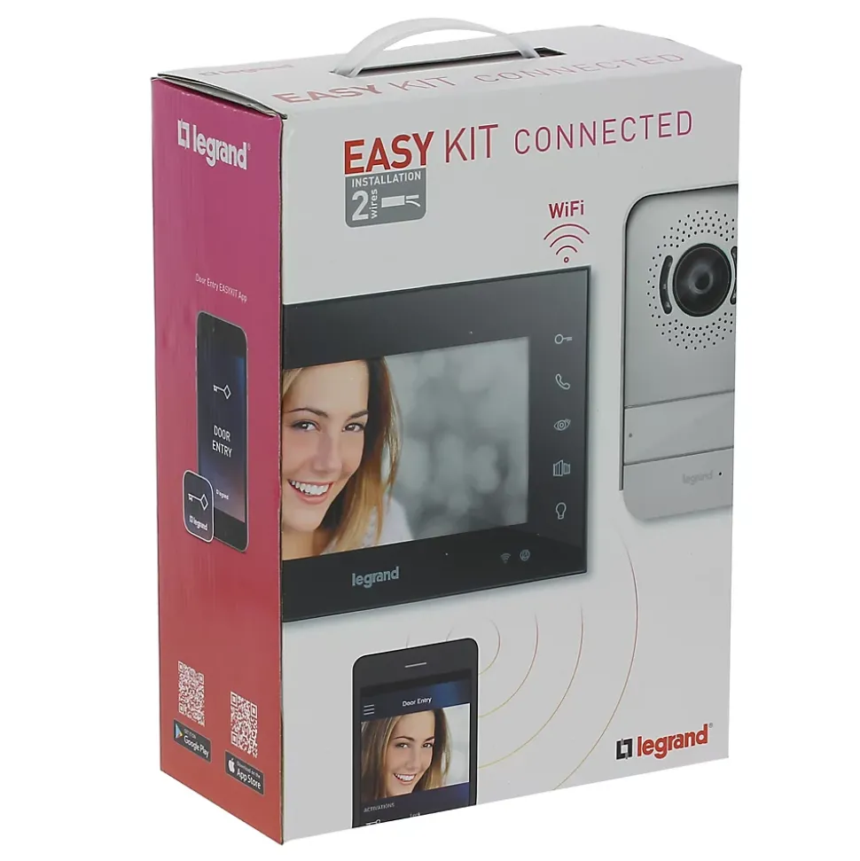 Visiophone connecté Legrand Easy kit écran noir 7"