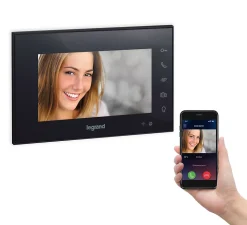 Visiophone connecté Legrand Easy kit écran noir 7
