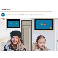 Visiophone connecté wifi avec écran tactile