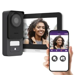 Visiophone filaire et connecté Image qualité 3K Philips WelcomeEye Connect 3 avec transformateur