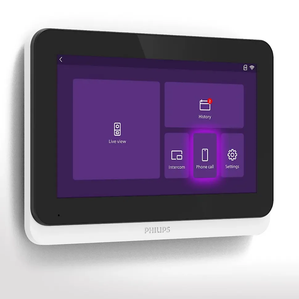Visiophone Philips WelcomeEye Connect 3 + moniteur supplémentaire Connect 3