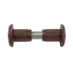 4 vis liaison plastique acier brun Diall M6 Ø8 x L.15m x Ep.30 mm