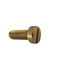 200 Vis Métaux Tête Cylindrique Fendue 4 x 40 mm - Laiton - D-Work