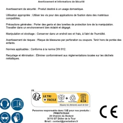 200 Vis Métaux Tête Cylindrique 6 Pans Creux CHC F/Total 8 x 30 mm - DIN 912 - 8.8 - Zingué blanc - D-Work