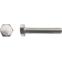 50 Vis Métaux Tête Hexagonale F/Total 8 x 160 mm - DIN 933 - Inox A2 - D-Work
