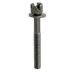 4 vis rappel et rondelles acier Diall ø7 x l.35mm