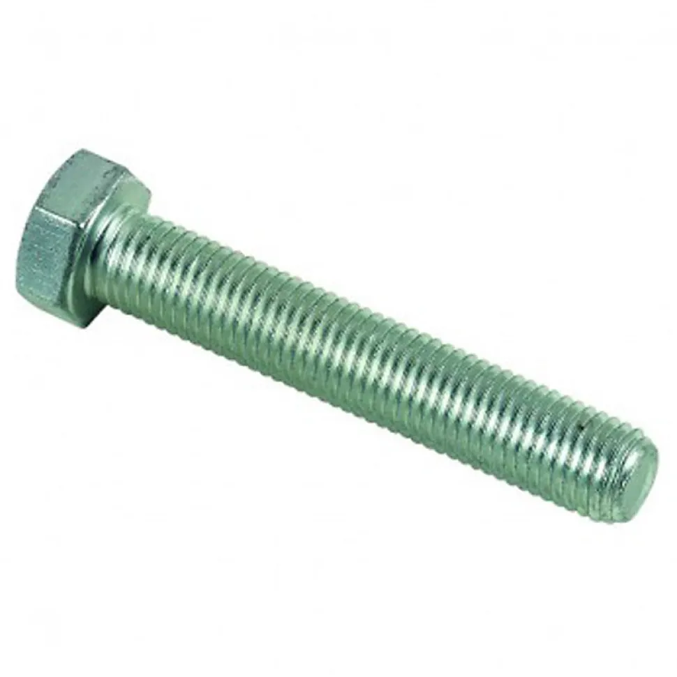 Vis tête hexagonale entièrement filetée 12 x 60 mm classe 8.8 zinguée - boîte de 50 - LENNIE VHT881206002B
