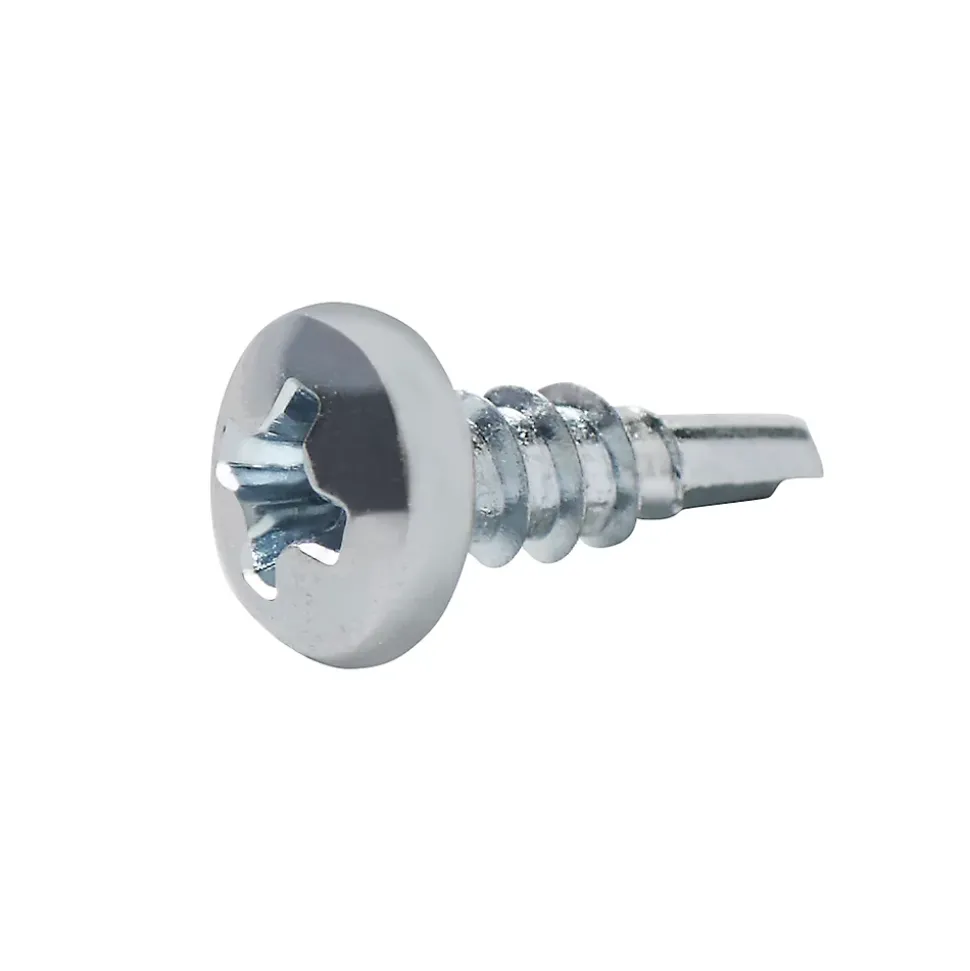 Vis zinguée autoperceuses à tête cylindrique, 3,5x9,5 mm - 200 pièces