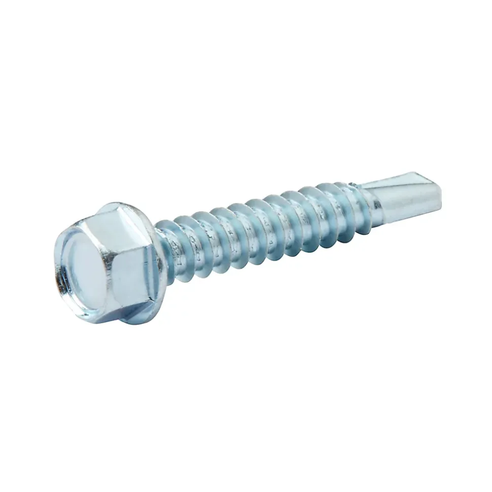 Vis zinguée autoperceuses à tête hexagonale, 5,5x32 mm - 25 pièces