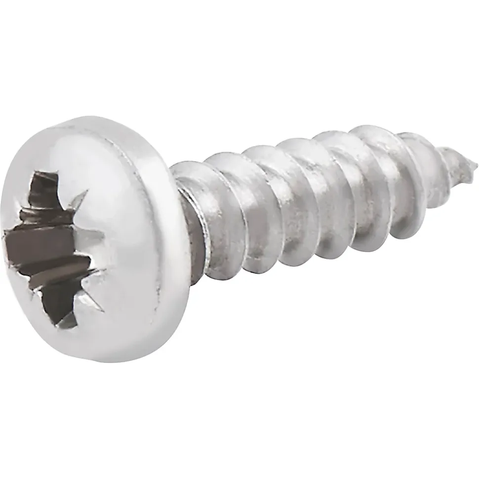 Vis zinguée autoperceuses à tête cylindrique acier inoxydable A2, 3,5x13 mm - 25 pièces