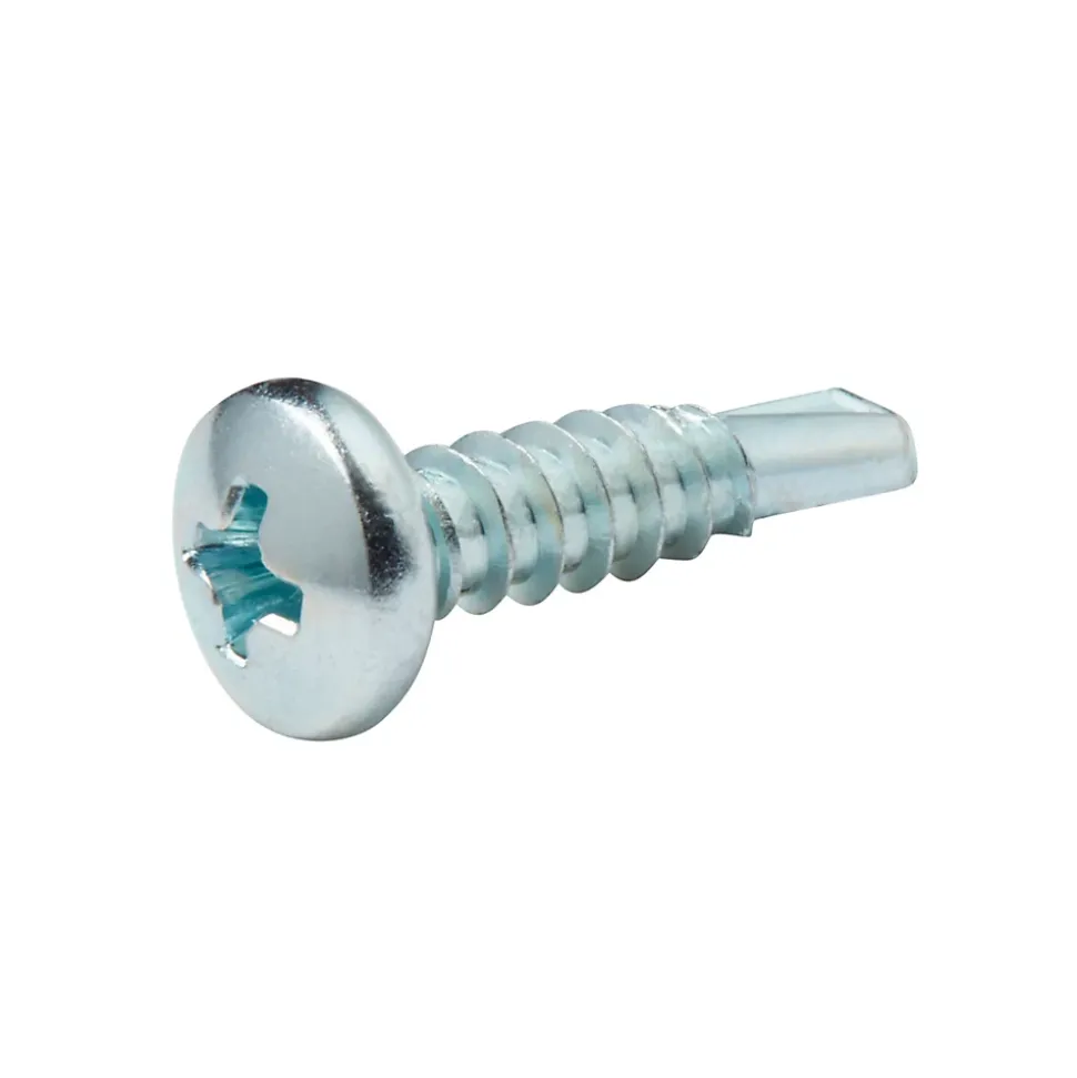 Vis zinguée autoperceuses à tête Philips 4,8x19 mm, 25 pièces