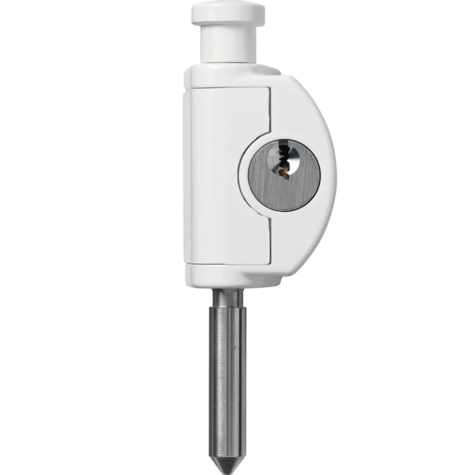 Vérrou de fenêtre coulissante Abus blanc