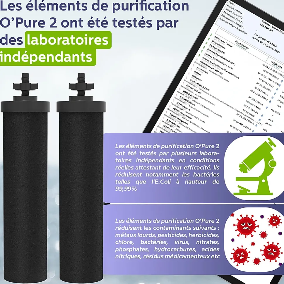 Weeplow(r) Neptune 11L - système de filtration par gravité pour eau potable