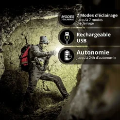 Xanlite - Baladeuse LED Rechargeable USB-C, 800 lumens - BL1200R