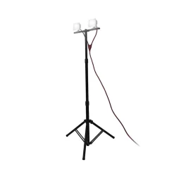 Xanlite - Projecteur de Chantier LED sur Pied, Filaire, x2 Projecteurs 20 W, 2800 Lumens - PR20W2T