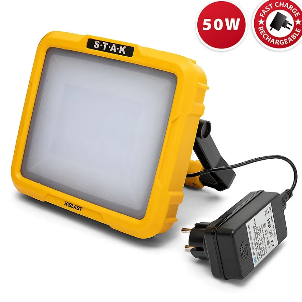 X-BLAST RECHARGEABLE 50W : Projecteur LED rechargeable 3600 lm